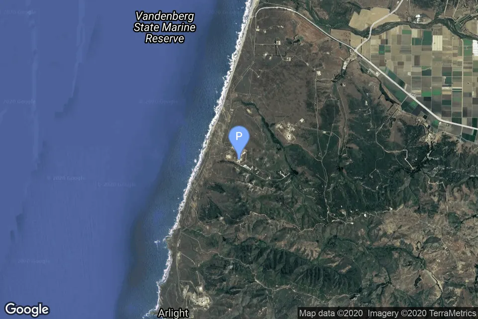Map of Space Launch Complex 4E