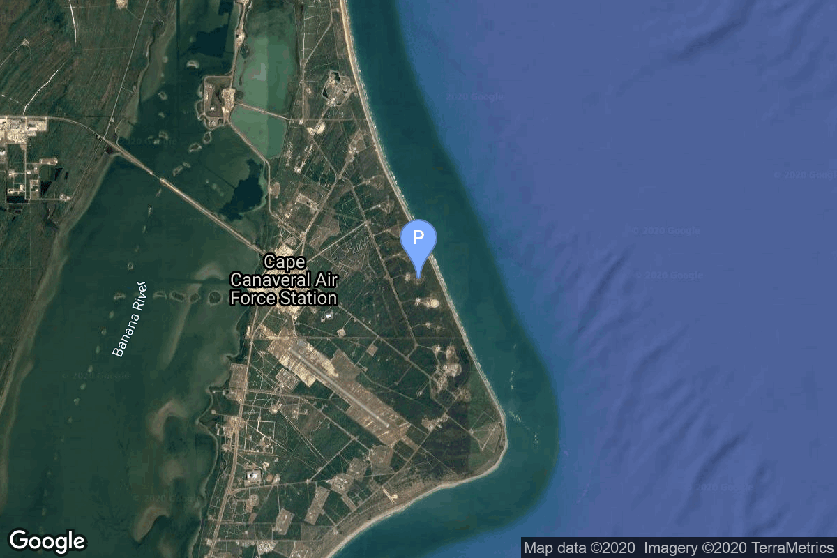 Map of Space Launch Complex 14