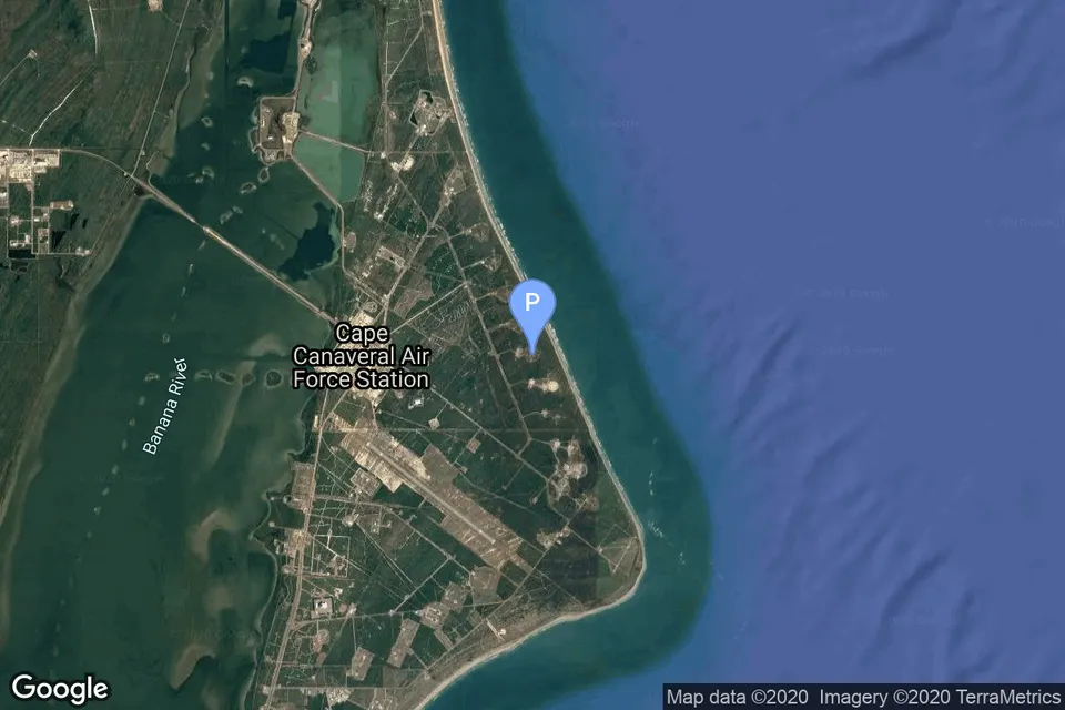 Map of Space Launch Complex 14