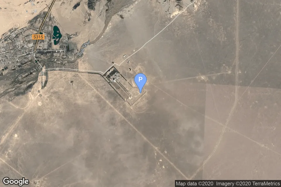 Map of Launch Area 94 (SLS-2 / 603)