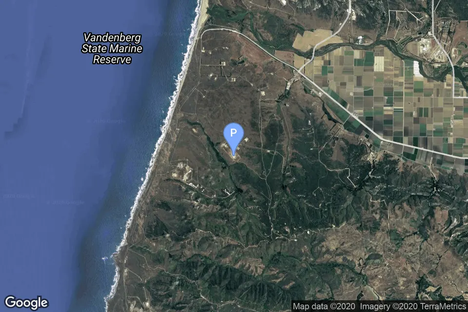 Map of Space Launch Complex 3E