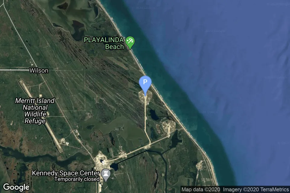 Map of Launch Complex 39B