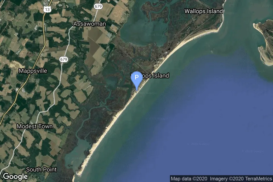 Map of Rocket Lab Launch Complex 2 (Launch Area 0 C)