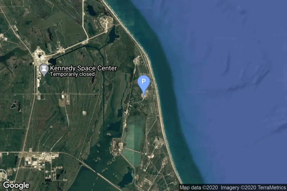 Map of Space Launch Complex 40