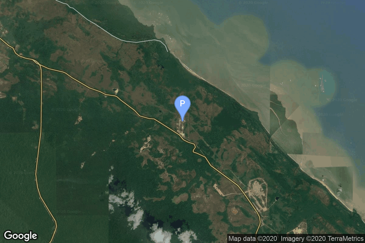Map of Soyuz Launch Complex