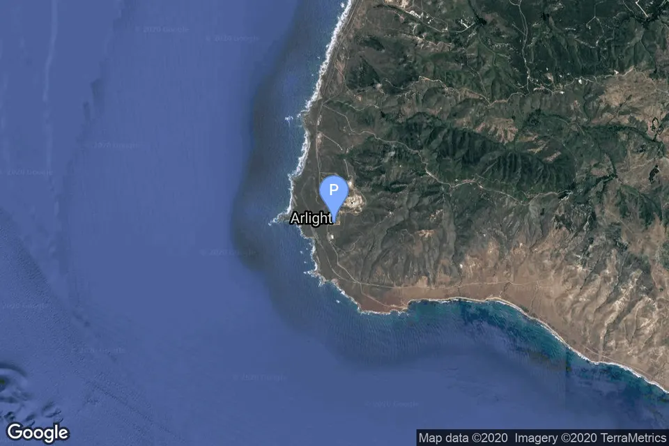 Map of Space Launch Complex 8