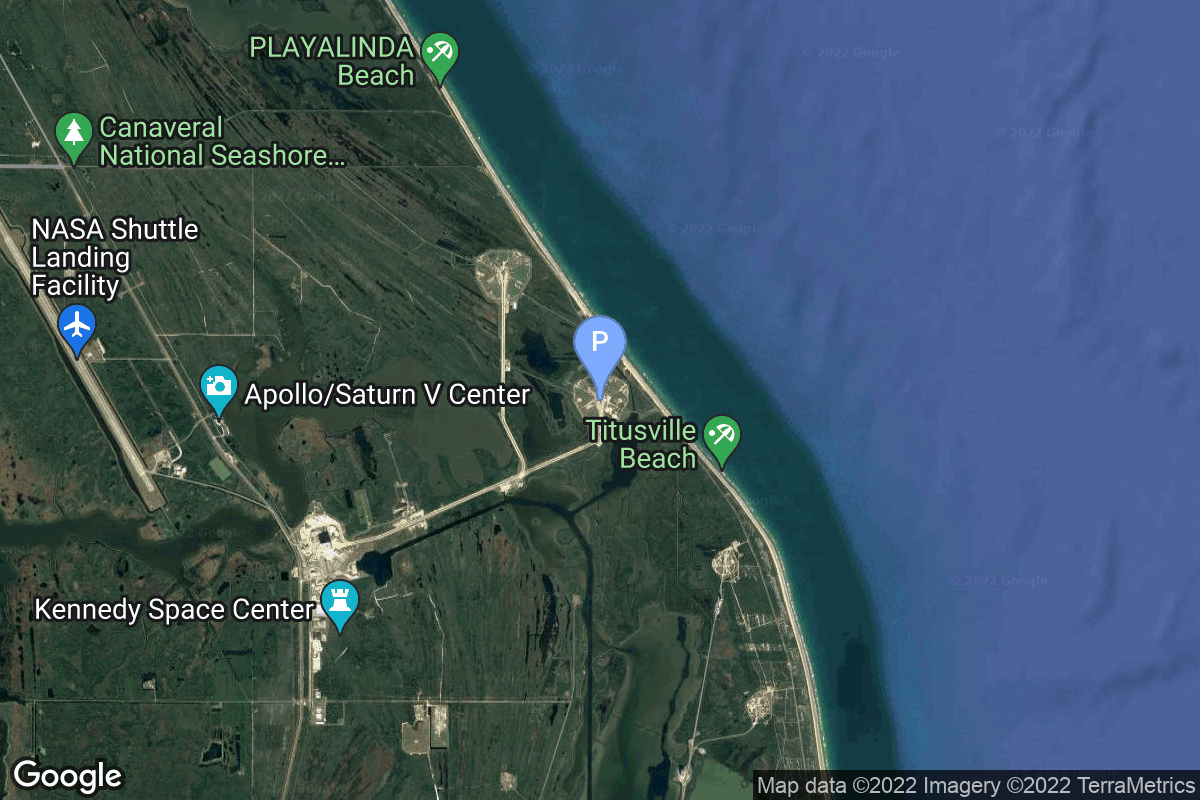 Map of Launch Complex 39A Starship Pad
