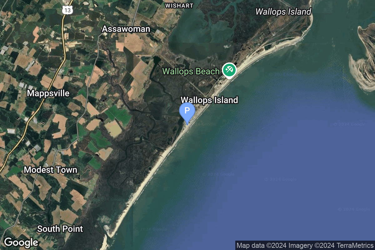 Map of Rocket Lab Launch Complex 3 (Launch Area 0 D)